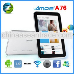Tablet pc Ampe A76 RK3188 Quad core 8GB GRAM