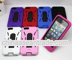 The Robot Cover for iphone 5c case Silicon + PC with Phone support