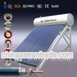 The best of China 180L color steel working models solar energy with heat pipe