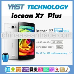 Upgrade Version! Iocean X7 plus 5'' FHD 1920*1080 MT6589T quad core 1.5GHz 1G/16G dual camer