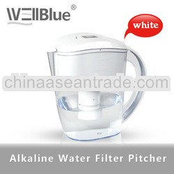 WELL-BLUE Alkaline Water Pitcher -White