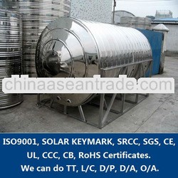 WTN series Stainless Steel SUS304 Material Horizontal Water Heater Tank for Solar Heating System