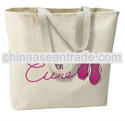 Walkin For A Cure New Large Tote Bag, Breast Cancer Awareness Beach Shopping Bag