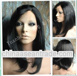Whoelsale Price 14 #1B Straight, Vietnam glueless full lace 100% human hair wig