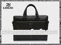 Wholesale China handbag purchase men evening bag briefcase or shopping bag with 100% genuine leather