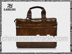 Wholesale China manufacturer men's leather bag 100% leather handbag men bag