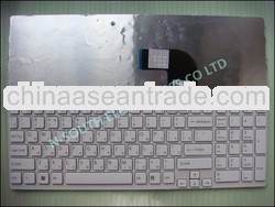 Wholesale price keyboard for sony sve15 white ru layout mp-11k73su-920