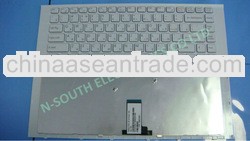 Wholesle price Laptop keyboard For SONY vpc-eg white frame white ru layout