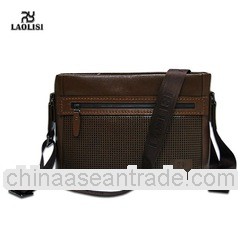 Whosale Italy leather messenger bagChina manufacturer handbags luxury leather men bag