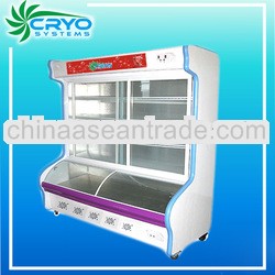 With lamp coke fridge, cakd display fridge and freezer