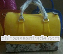 With stock!!! Largest PVC jelly handbag,Jelly candy bag manufacturer in China