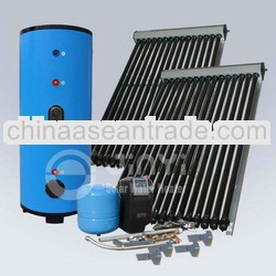 (Solar keymark/SRCC)Split Pressuried Solar Water Heater,Heat Pipe Vacuum Tube Split Pressure Solar W