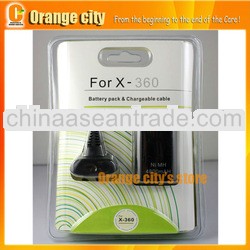 battery pack with rechargeable cable for xbox360 controller