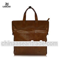 brown genuine office handbags for men new arrival classic leather office bags for men