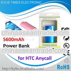 camping power bank for blackberry phone 5600mah high capacity promotional as a gift