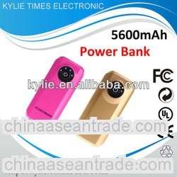 cheap power bank external battery charger for iphone 5 paypal accept 5600mah