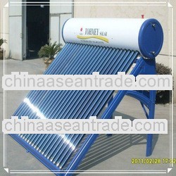 compact unpressurized solar water heater