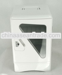 electric display cooler box with transparent door