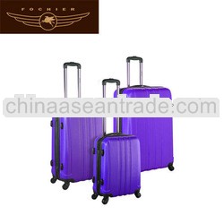fashion abs luggage 2014 good quality purple travel luggages