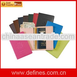 fashion design plastic travel document holder card holder