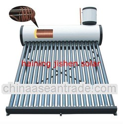 fashionable and durable 180L pre-heated Pressurized Solar Water Heater with color steel