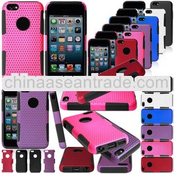 for iphone 5c 2 in 1 pc+silicon case