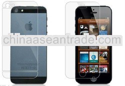 front and back mobile phone clear matte anti scratch liquid screen protector for iphone5