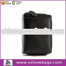 genuine cow leather business card holder factory price