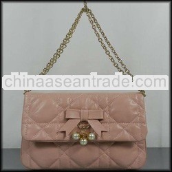 genuine leather girls shoulder bag lovely lady bag