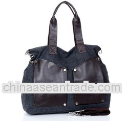 good design canvas trendy black handbags