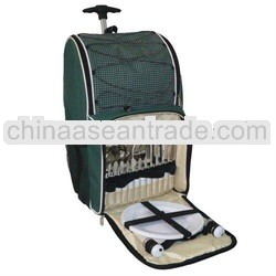 green large capacity trolley picnic luggage