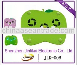 green plastic usb laptop cooling pad with 3 fans