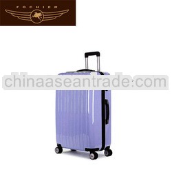 high quality abs 2014 zipper 4 wheels travel luggage