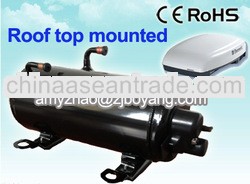 horizontal rotary ac compressor for rooftop air conditioning unit