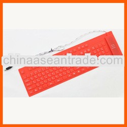 hot sell flexible silicone laptop with russian keyboard