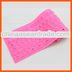 hot sell flexible silicone layout spanish laptop keyboard