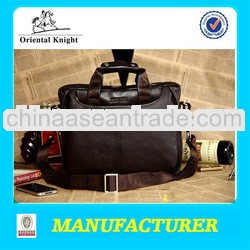 new design and hot selling handbags in genuine leather for men