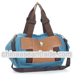 new fashion canvas leather cross body bag