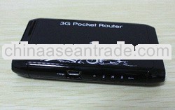 pocket portable 3g wifi router wite lithium battery.