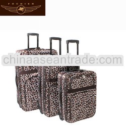 printed 2014 2013 new luggages bags with travel trolley luggage bag