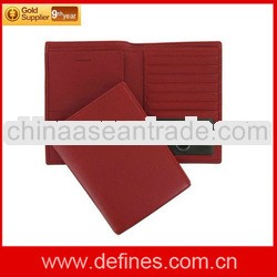 promotional card holder cow leather passport holder card holder