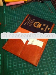 promotional card holder genuine leather passport holder