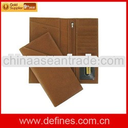 promotional card holder leather travel passport holder