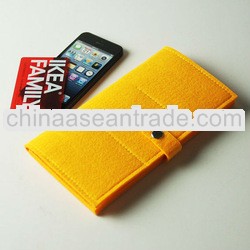 promotional card holder neck passport holders made of eco friendly felt