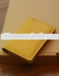 promotional pu leather card bag/ card holder for woman