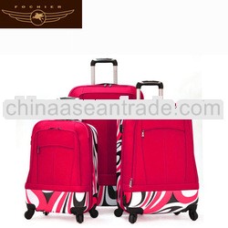 travel trolley suitcase 2014 fashion valise for visitor 3 sets bags