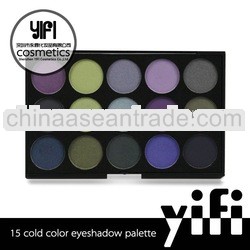 15 Cold Color Eyeshadow Palette color eyeshadow containers