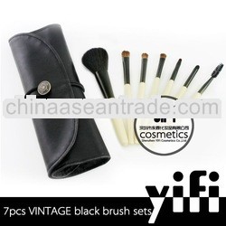 2013New arrival!classical 7pcs makeup brush short handle makeup brushes