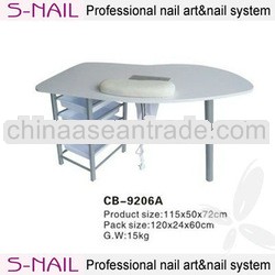 2013 hot nail table with dust collect ,hot nail desk,nail table sales