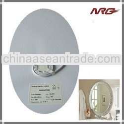 Bathroom mirror demister sheet